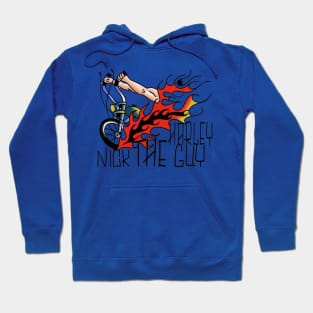 Nick The Harley Guy Flames Logo Hoodie